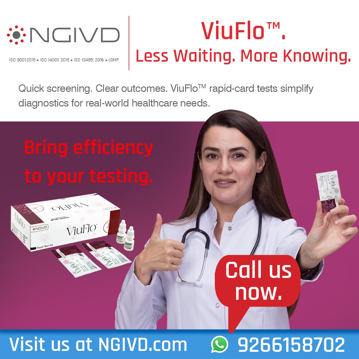 ngivd_'s tweet image. Bring efficiency to your diagnostic process with ViuFlo™.
In healthcare, less waiting means more knowing. 
📞 Call: 9266158702
🌐 Visit: NGIVD.com

#DiagnosticLab #MedicalDistributor #HealthcareSupplyChain #MedTech #ClinicalLab #HospitalEquipment #Healthcare