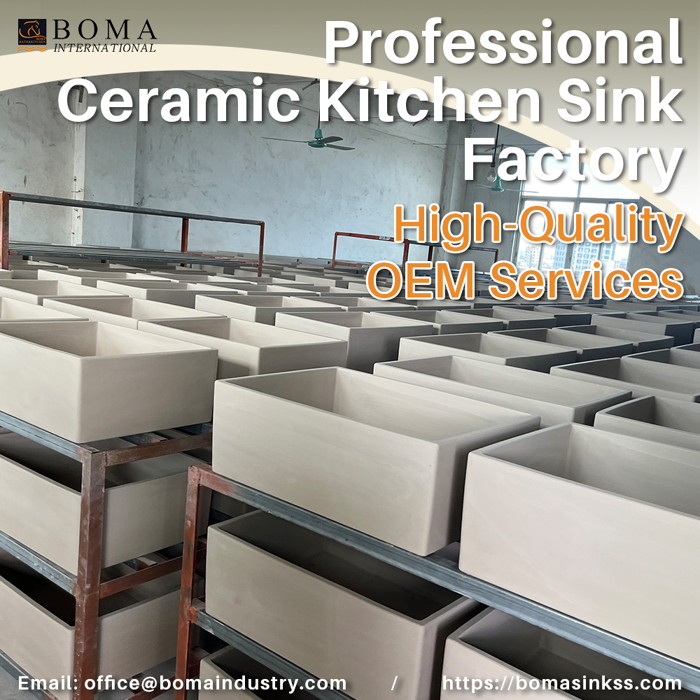 Built on years of ceramic sink manufacturing experience, Boma offers ODM and OEM kitchen sink solutions for North American clients, supported by stable production and comprehensive factory services.

#CeramicSinkManufacturer #KitchenSinkFactory #KitchenDesign #WholesaleSinks