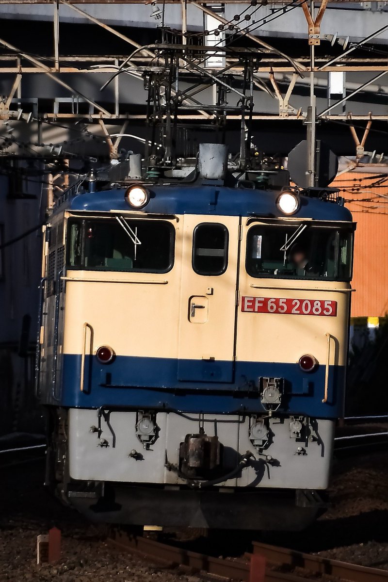 2026.1.21 配8592レ 代走 2026.1.22 76レ 代走 EF65 2085 ハシゴ・雪つき