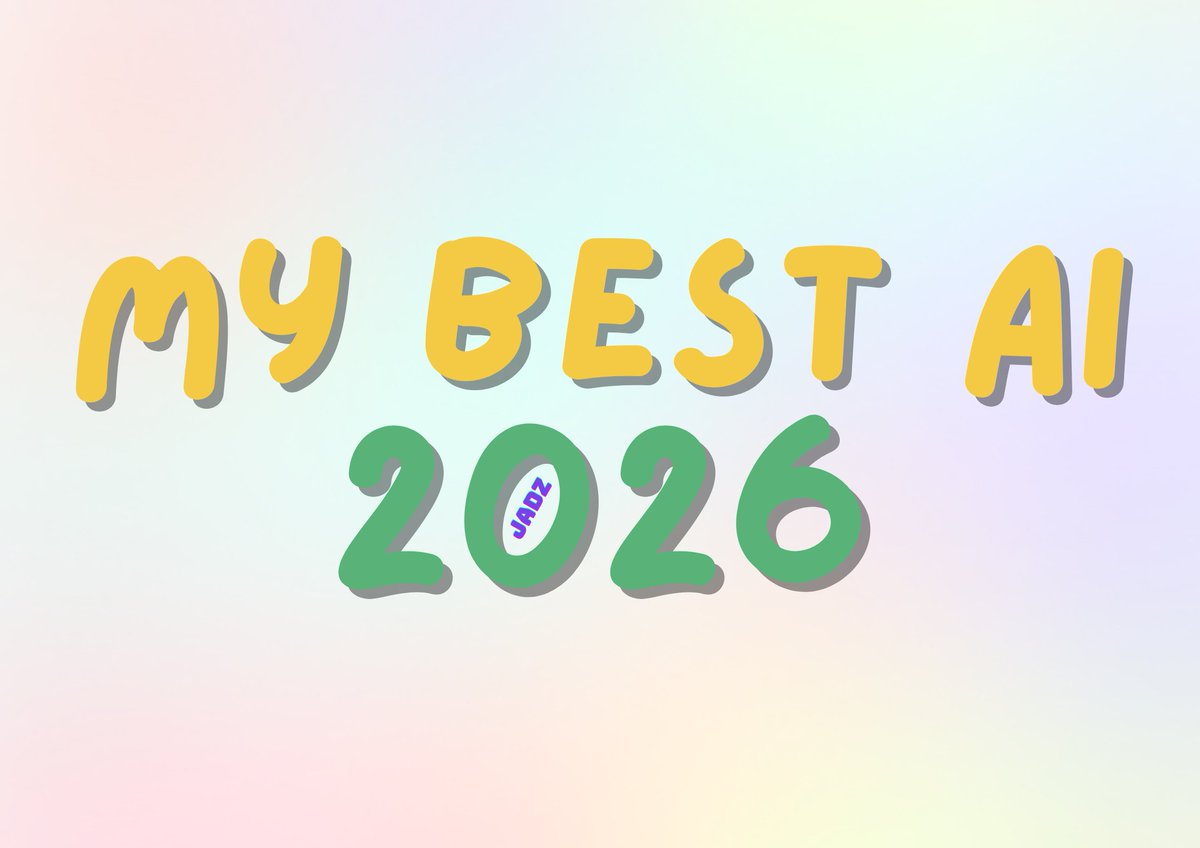 justjadz's tweet image. ลิสต์ AI ที่ได้ไปต่อ 2026

Gemini
อับดุล ถามทุกอย่าง หาอ้างอิงมาตอบ หายันรีวิว google map ครบ จบ

NotebookLM
เปลี่ยนเอกสารเป็นพอดแคสต์ฟังเพลินๆ ระหว่างขับรถ

Gemini Banana Pro
เสกภาพจากไอเดีย ภาษาไทยไม่เพี้ยน

Google AI Studio
นักพากย์เสียงทอง เจนเสียงประกาศตามสายได้เนียนกริบ…