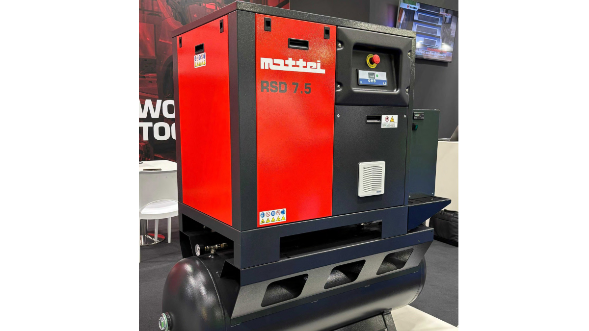 BusinessNewsCT's tweet image. Mattei Group presents the first screw compressor designed by Mattei - cbn.co.za/industry-news/… #MatteiGroup #ScrewCompressor #IndustrialInnovation #CompressedAir @rotorvane @MatteiGroup
