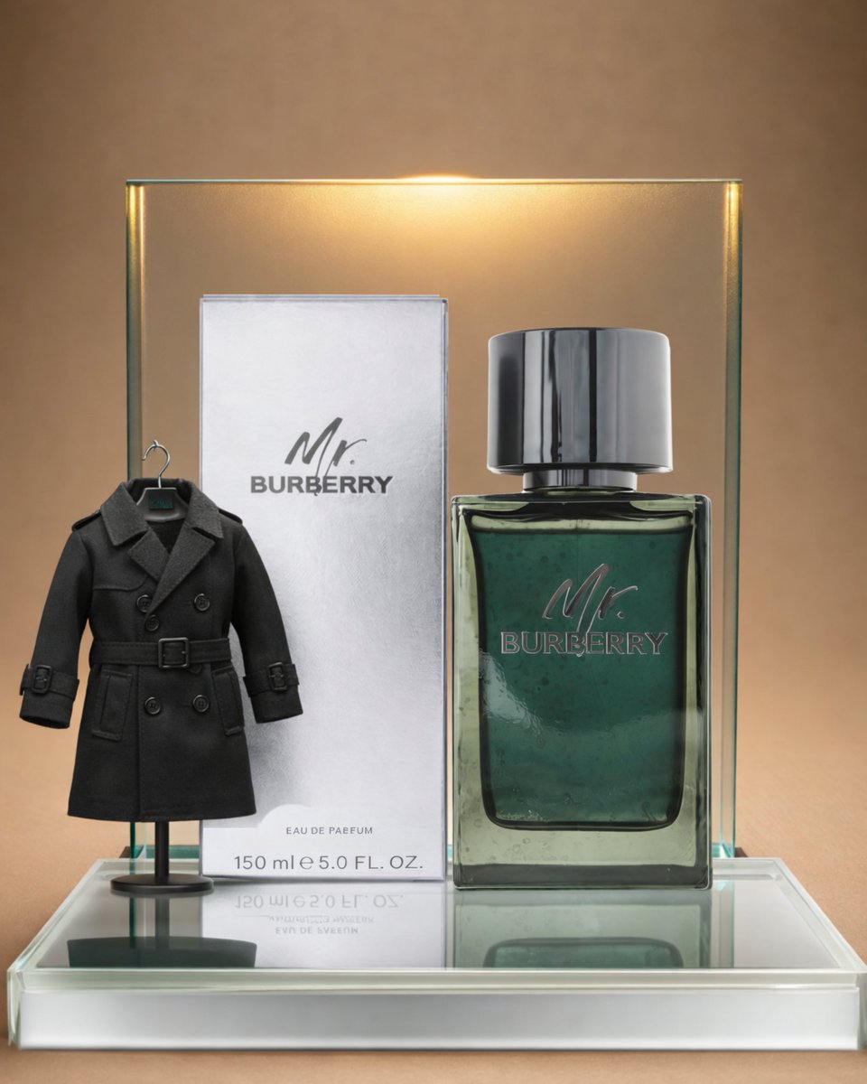 lootcoza's tweet image. Bold. Intense. Masculine.
Mr. Burberry Eau de Parfum channels London after dark with a warm, woody scent. Fresh tarragon and spicy cinnamon blend into rich patchouli, amber and smoky vetiver for a powerful, confident finish. Timeless British style with a modern edge.