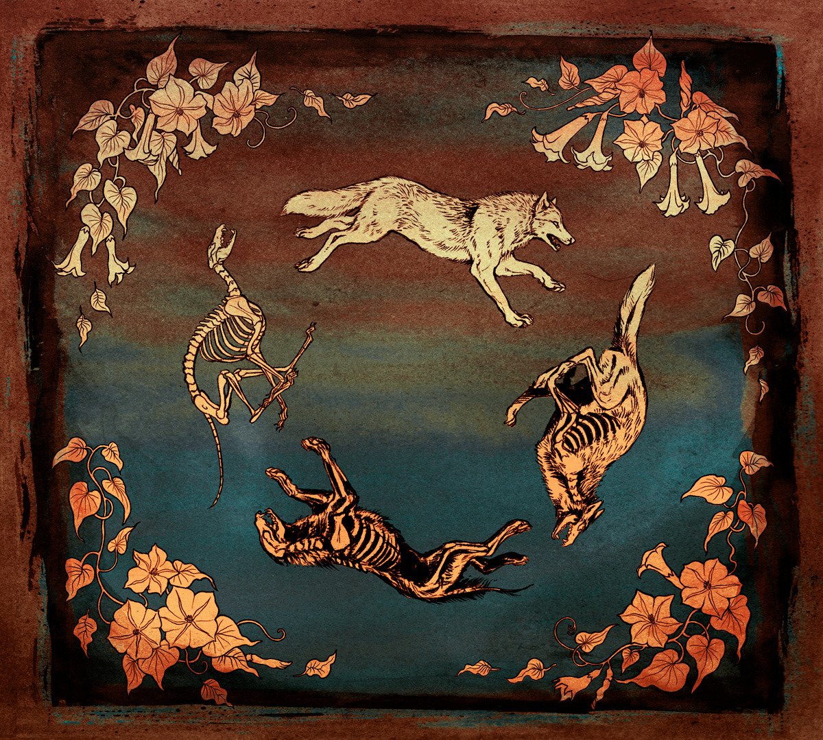 ArtOfMaquenda's tweet image. Run, wolf warrior, to ends eternal
Through the wreckage of the death of the day
Scent of silence under starlight spinning
A captured beast within a human skin