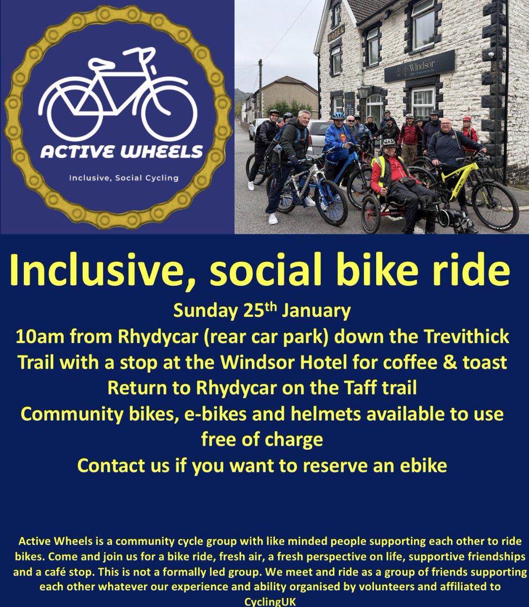 Active wheels Inclusive Social cycling tweet media