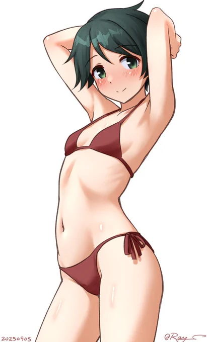 #くそ寒いので水着を貼る