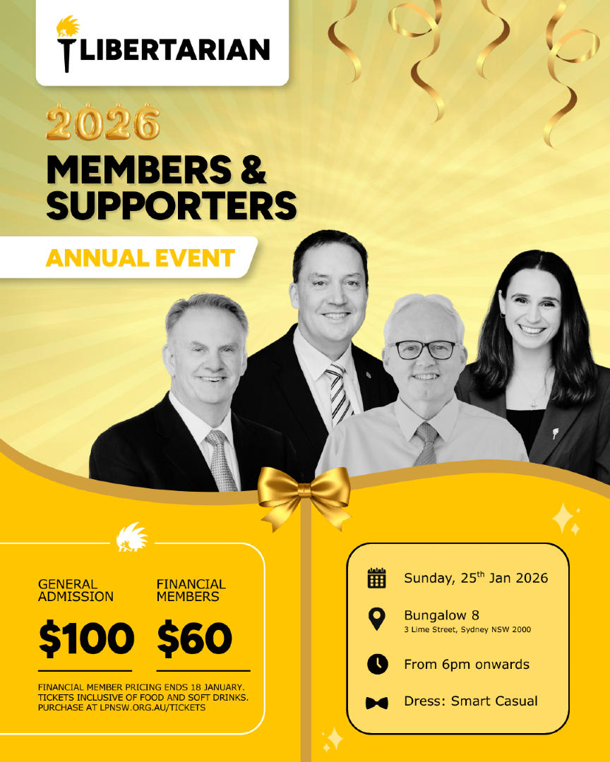 Libertarian Party NSW (Liberal Democrats) tweet media