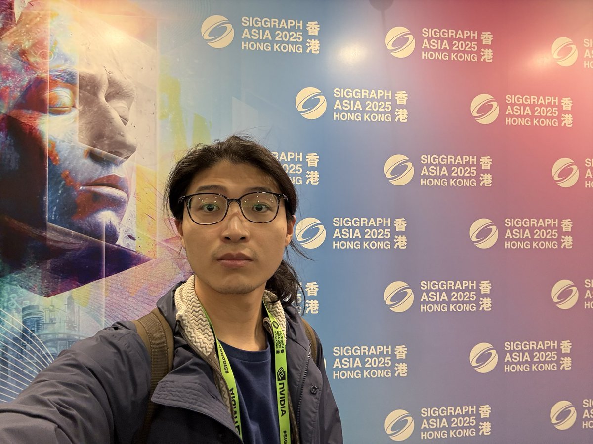 xg_chu's tweet photo. SIGGRAPH@HongKong Dec 2025 https://t.co/63KE2CExeZ