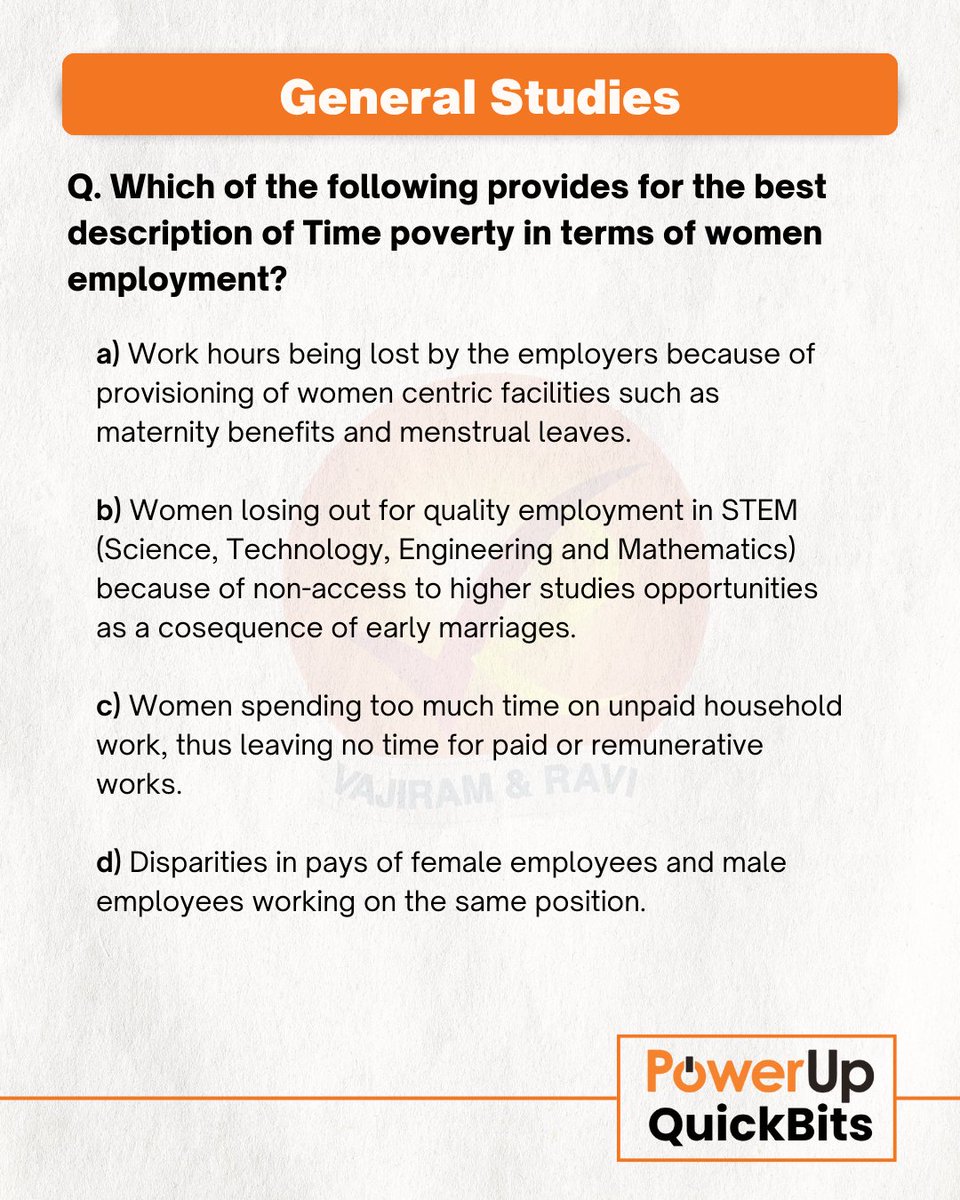 VajiramRavi's tweet photo. #PrelimsWithVajiram | Gear up for UPSC CSE Prelims 2026 with our daily MCQ practice!

#UPSC #UPSC2026 #Prelims2026 #PrelimsGS #UPSCPracticeQuestions #GsQuestions https://t.co/tK64E7nGuw