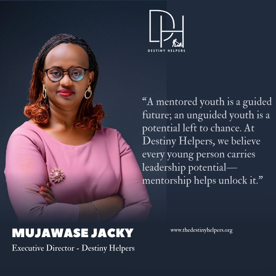 Destinyhelpr's tweet photo. TODAY'S QUOTE📍Leadership begins with mentorship. 

At Destiny Helpers, we believe every young person holds potential—and with guidance, that potential becomes purpose.

— Mujawase Jacky, Executive Director https://t.co/Glv81r1MG1