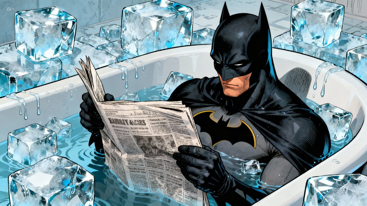 movementandreas's tweet image. 🔥 (BAT) MAN = Brown Adipose Tissue Man knows that getting in the 🧊 Ice Bath every day activates his Brown Fat, Improving his Thyroid &amp;amp; Mitochondrial Function, Lowers his Blood Glucose, therefore improving his Metabolic Health!

Be like BAT MAN = @seagertp ✨️🧠