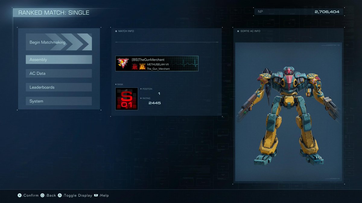 TGM2808's tweet image. I... I did it?

I did it!!

Thank you @Ardyn0115 ,for the most intense Irregular race up to the very last second. Many in the western scene were watching us race for the last couple hours. 

I am the first western Irregular of AC6 on PSN!!
#AC6