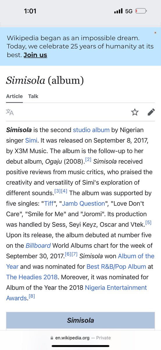 SAMKLEF's tweet photo. I discovered Adekunle gold wife in 2008! 
The ungrateful simisola have remove my name from her wiki but left the song that I produced that brought her to the industry scene as a gospel artist. OGAJU! https://t.co/GiXW22xctM