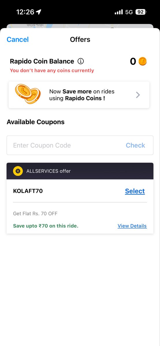 subhamsarkarjal's tweet photo. @Rapidobikeapp
Kindly note that the captain demanded an extra ₹70 in cash, as promo code (KOLAFT70) applied on my train. Upon learning that I was travelling with a one-month-old infant, he cancelled the trip at the last moment. This is unethical and unprofessional. https://t.co/mWt8mhUmwT