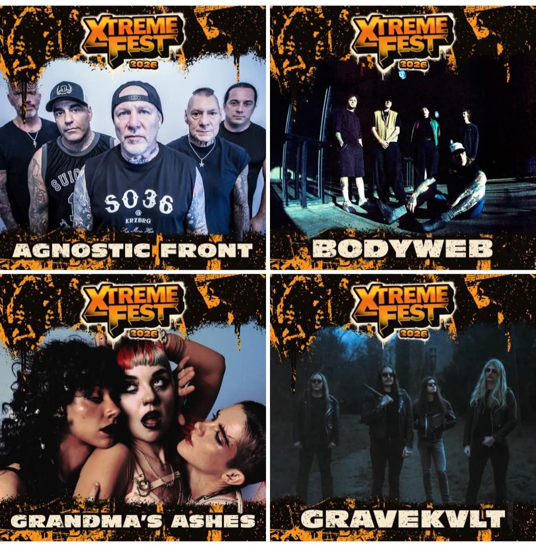 #icymi #Metal #Hardcore 4 groupes supplémentaires pour le <a href="/xtreme_fest/">Xtreme Fest</a> !