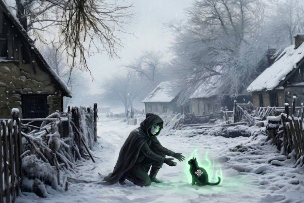 Gmorning and gRitual fam!

This is my third day travelling in this dimension, and amid the deserted expanses, I stumbled upon a ruined village and found a small but magical cat named Siggi there...

Do you see any relevance to the present day here?

- Yes, I see that, because