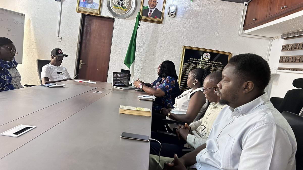 We were at the Ministry of Science and Technology today, contributing to preparations for the Nigeria Tech Rally happening nationwide.