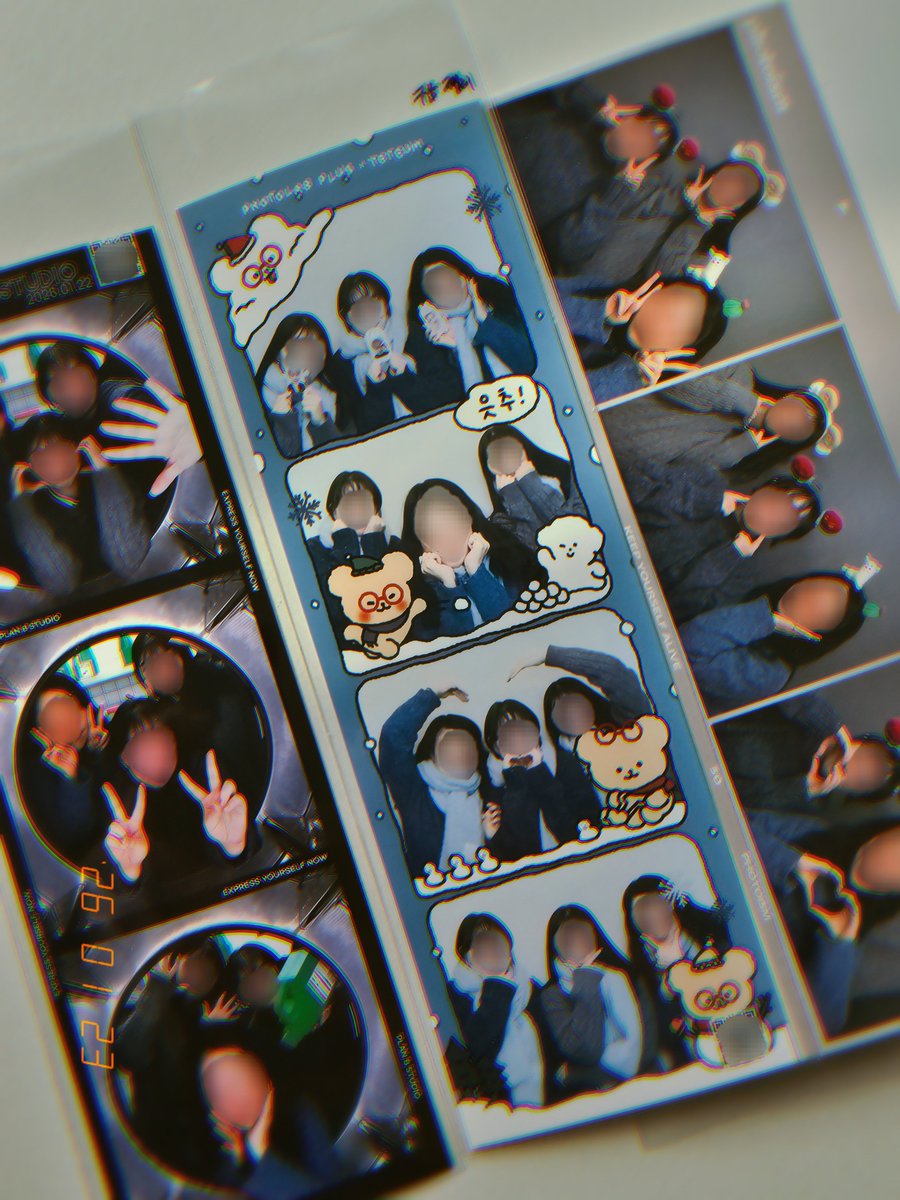 260122 작년에 이어 올해도 하늘이들과 방어 모임 🐟
방어도 우니도 단새우도 매운탕도 라떼도 맛있었지만 떡볶이 맛집을 찾아서 신났던 하늘이들ㅋㅋㅋㅋ 오프 날은 긴장되서 잘 못 먹지만 😆 먹짱팸답게 싹 뿌심ㅋㅋㅋ 원래 이렇게 잘 먹는다고 😋🦪🍤🐟

하늘 목도리 다 같이 하고 찍은 네컷사진도