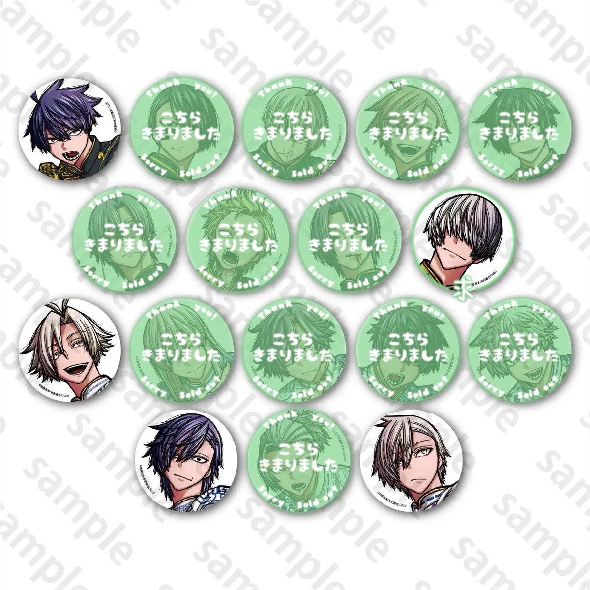 仮約束/交換/買取】桃源暗鬼 秋田書店 コミケ C107 缶バッジ 【譲