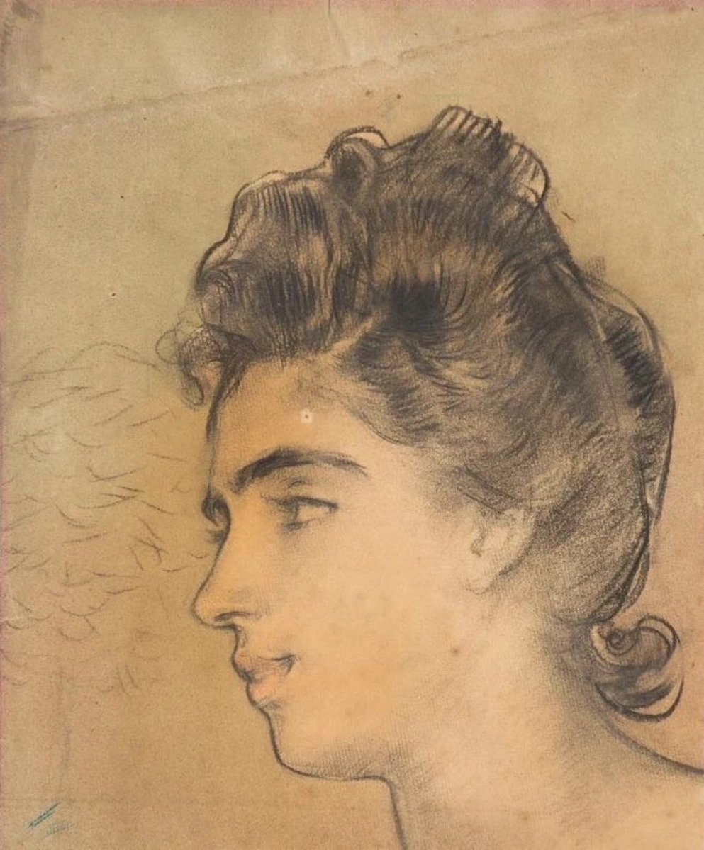 Jove de perfil (1899). Portrait