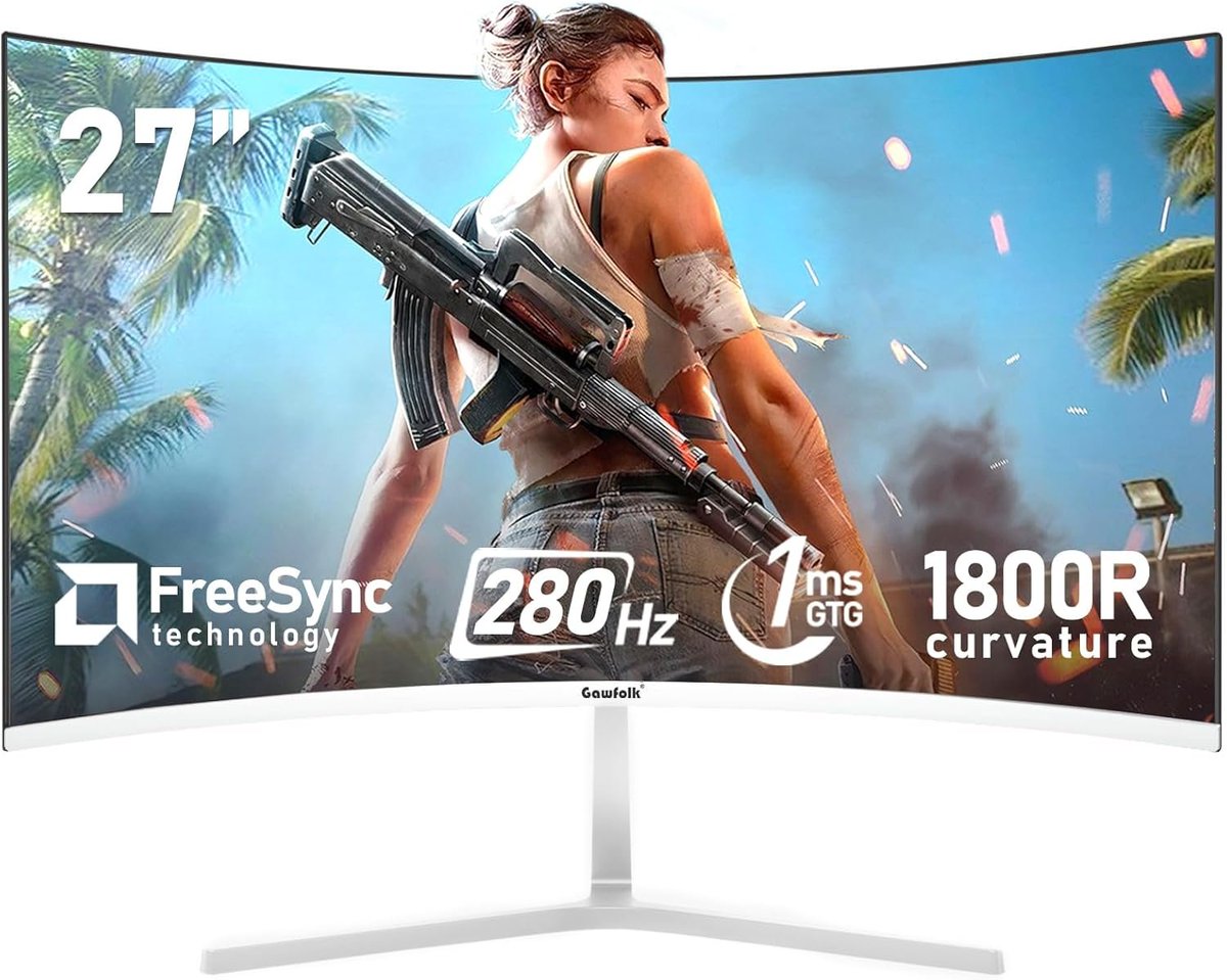 familydealvibes's tweet image. Gawfolk 27 Inch PC Computer Screen,1800R Curved Gaming 280Hz Monitors, FHD 1080p 1ms, Freesync, 98% sRGB,178 ° Angle View HDMI2.0、DisplayPort, Compatible with Wall-Mounted 100 * 100MM-White For $119.99

🔗sovrn.co/zgzkhly

#Deals #ComputerScreen