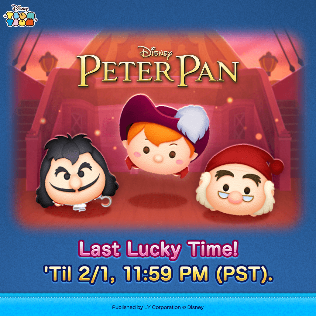 LINE_tsumtsum_g's tweet image. Premium Box 🎁
Lucky Time is now on for this month's new Tsums!

▼ Check out the Premium Box!
lin.ee/gKwJUPP

#TsumTsum
#PeterPan