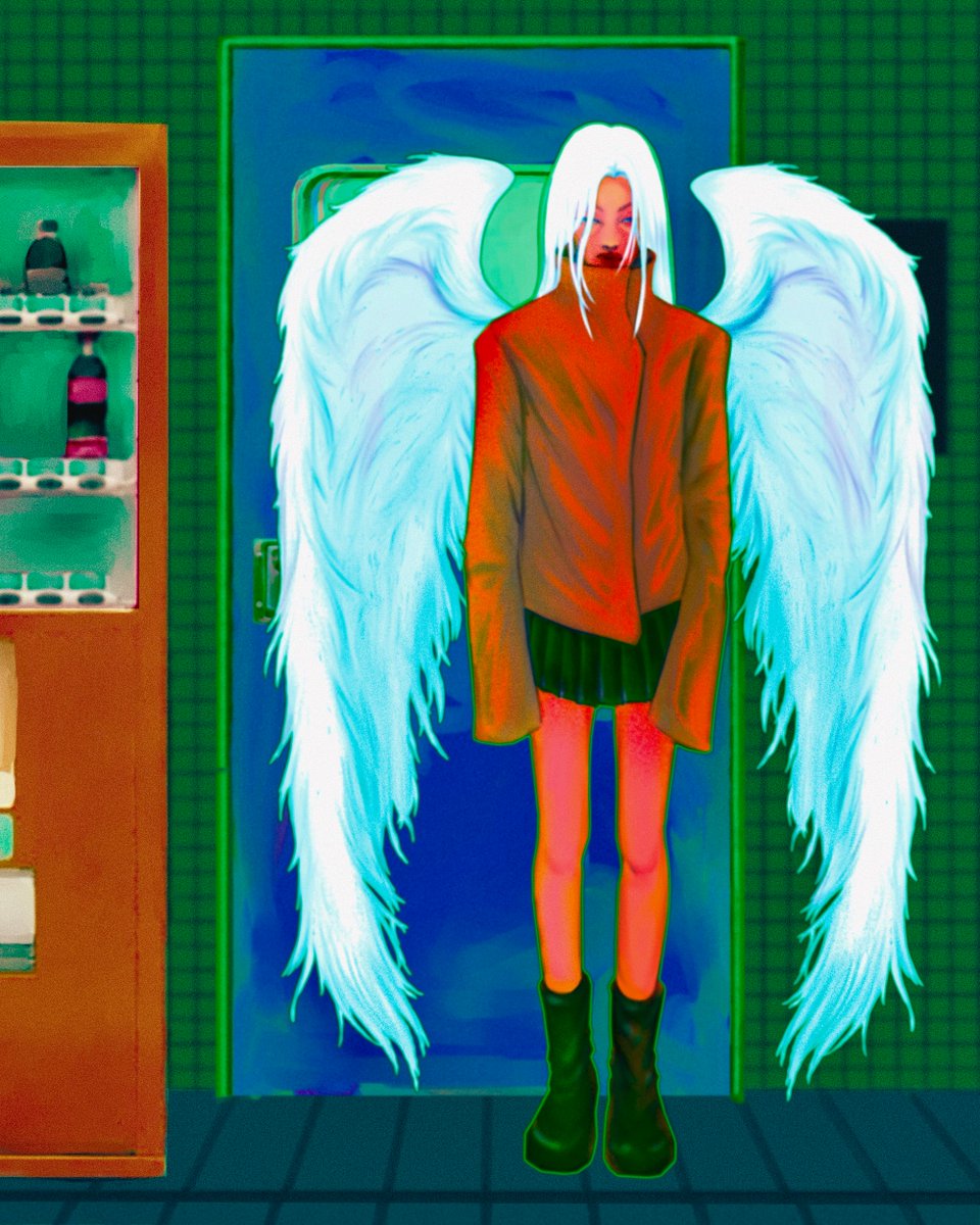 sketch vs final 🪽