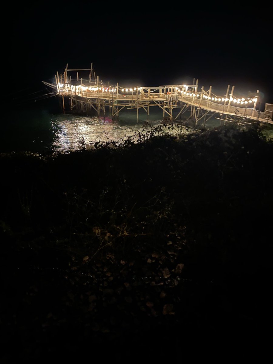 Sul trabocco di sera…
