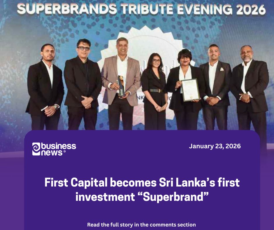 lbnbusinessnews's tweet image. First Capital becomes Sri Lanka’s first investment “Superbrand”
#FirstCapital #Superbrand