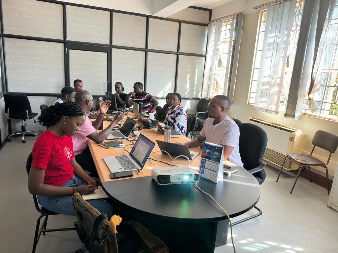DICTSMakerere's tweet photo. “We take pride in planning &amp; preparation. Every Friday we have the Mak-Portal meeting to follow through with tasks on the big Mak-Portal project. These meetings are designed to enable us fast track progress that will eventually culminate into a good security tool for @Makerere https://t.co/Zonm2ZjJFn