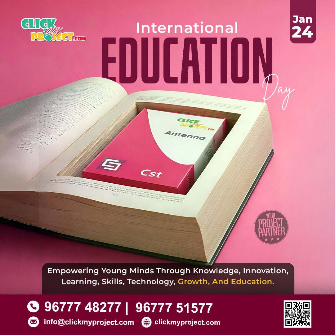 ClickMyProject's tweet photo. Did you know? 💡
🔗 website: https://t.co/NFpy1PRBnL
#clickmyproject #internationaleducationday #educationday2026 #learning #innovation #growth #antennaprojects #miniprojects #finalyearprojects #success #future #students #tech #engineering #skills #knowledge #empowerment https://t.co/n0bSwKzGaj