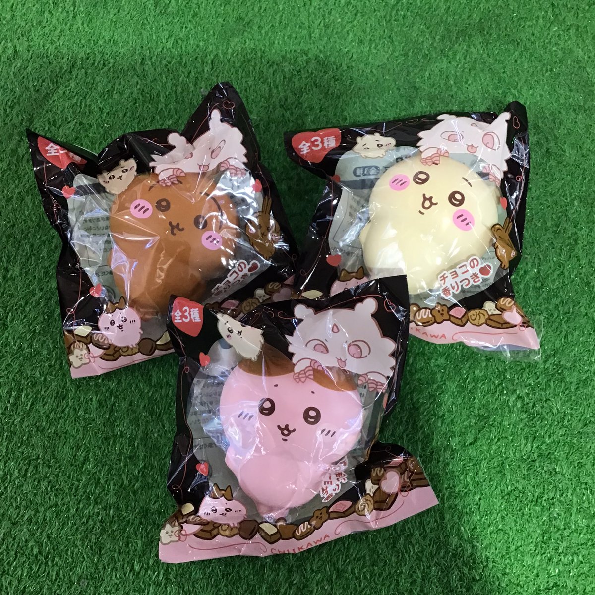 ちいかわ バレンタインスクイーズ　全３種　15個セット ちいかわ バレンタインスクイーズ 全3種セット ちいかわ ハチワレ