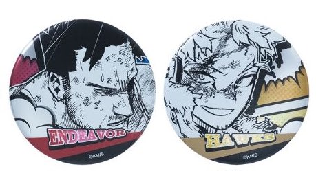 ヒロアカ ジャンプショップ デコレクション缶バッジ ホークス 僕の