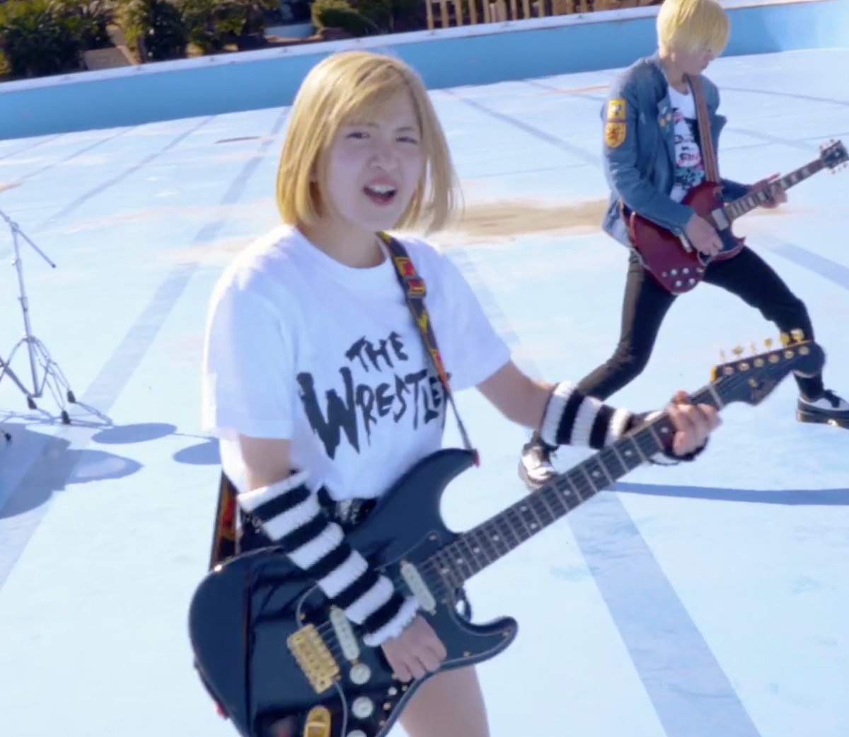 Finally checked out some of Shion's music and in the Shibata shirt too? that's too tuff