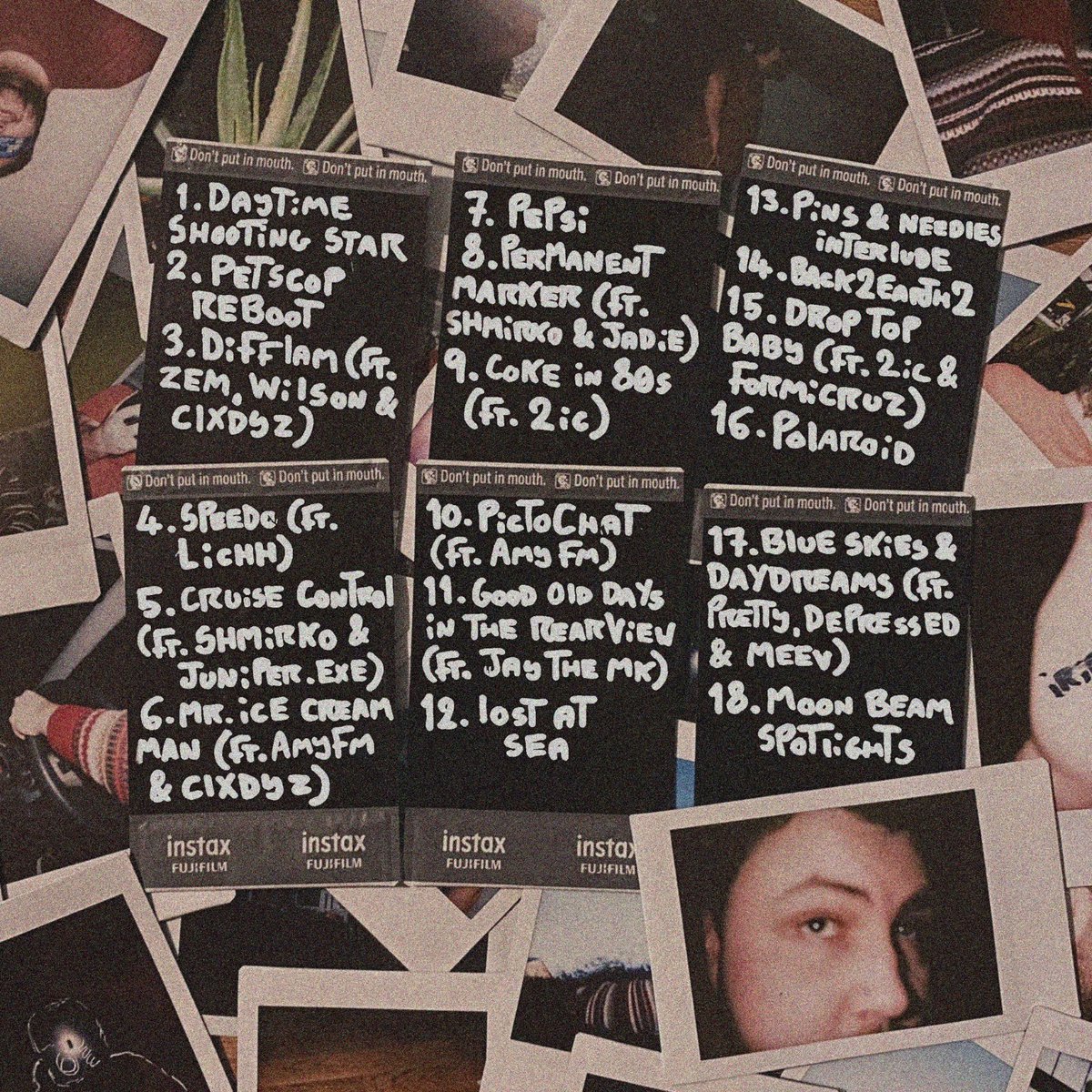 "The Polaroid Collection" by DBLE_T is out now!📸

featuring iridescence and friends🌈