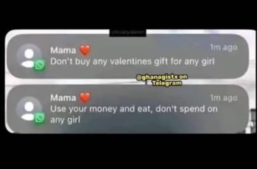 thanks for the advice Mama❤️