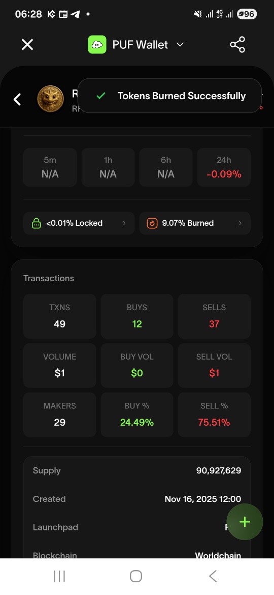 RoflexCoin's tweet image. 🔥 Daily Burn-DAY 11🔥
While they’re busy refreshing timelines, we’re busy burning supply. Loud opinions, quiet bags.” 😌🔥

#Roflex #DailyBurn #TokenBurn #LongTermVision 🔥