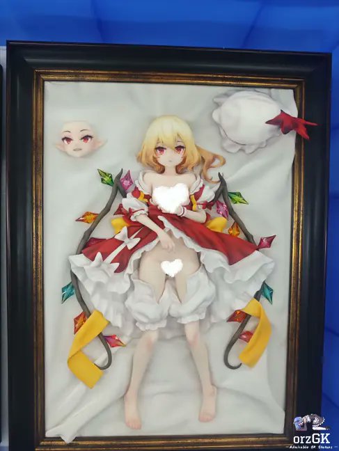 3rd Party] ZTR Studio 1/5 Touhou Project Remilia X Flandre Framed