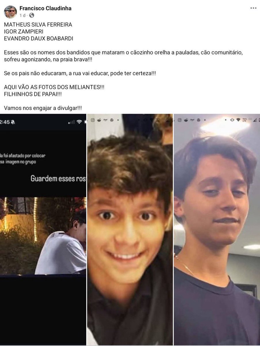 ingui_evelin's tweet image. O colégio onde os assassinos do Orelha estudam e as fotos e nomes de alguns deles #JustiçaPorOrelha 

p.s: esse mesmo colégio abafou o caso de um estupro coletivo