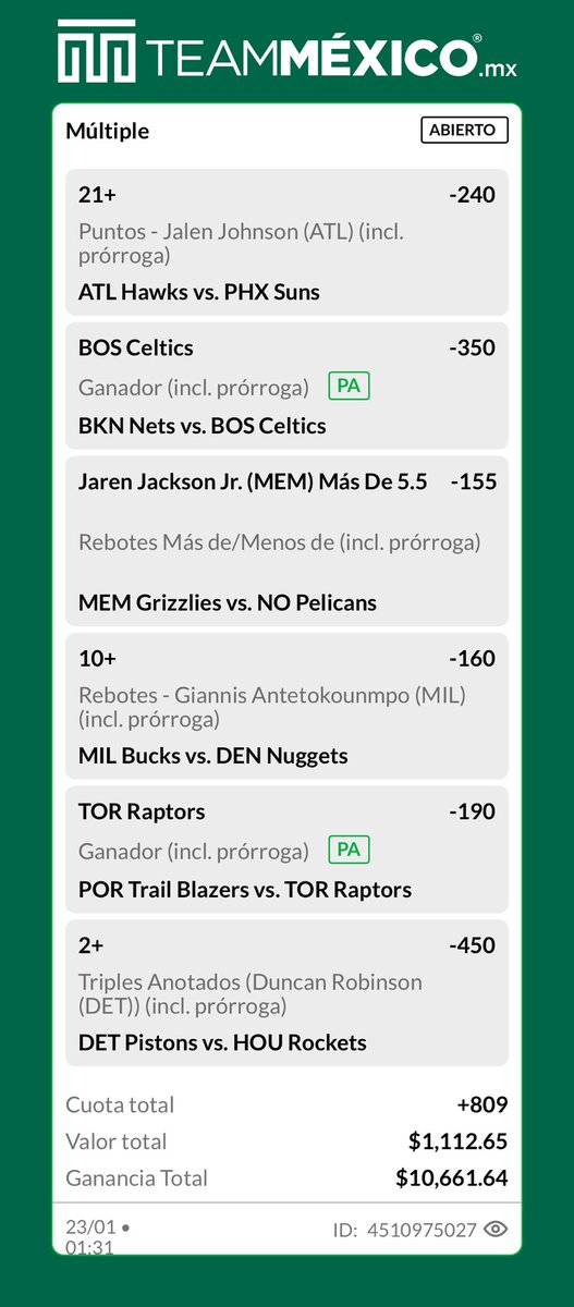Manu_Cepeda1's tweet photo. PARLAY $1100 para $10 mil bolas 🏀🫵

Si cobramos voy a regalar 2k solo
Tienes que dejar tu ❤️ y comentar en que los usaras ✌🏻 https://t.co/UAWCsR3ZDb