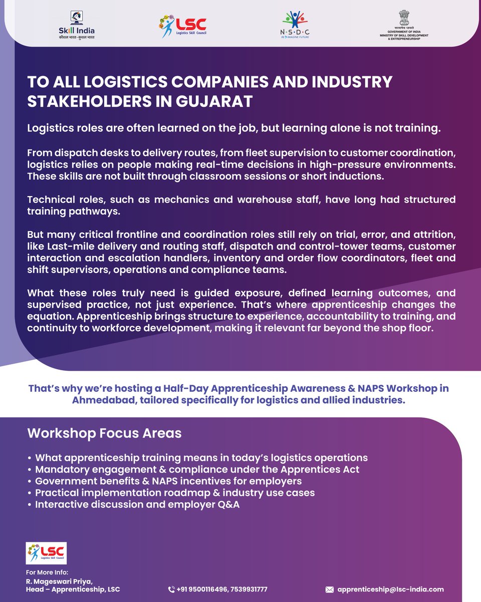 Logistics Sector Skill Council tweet media