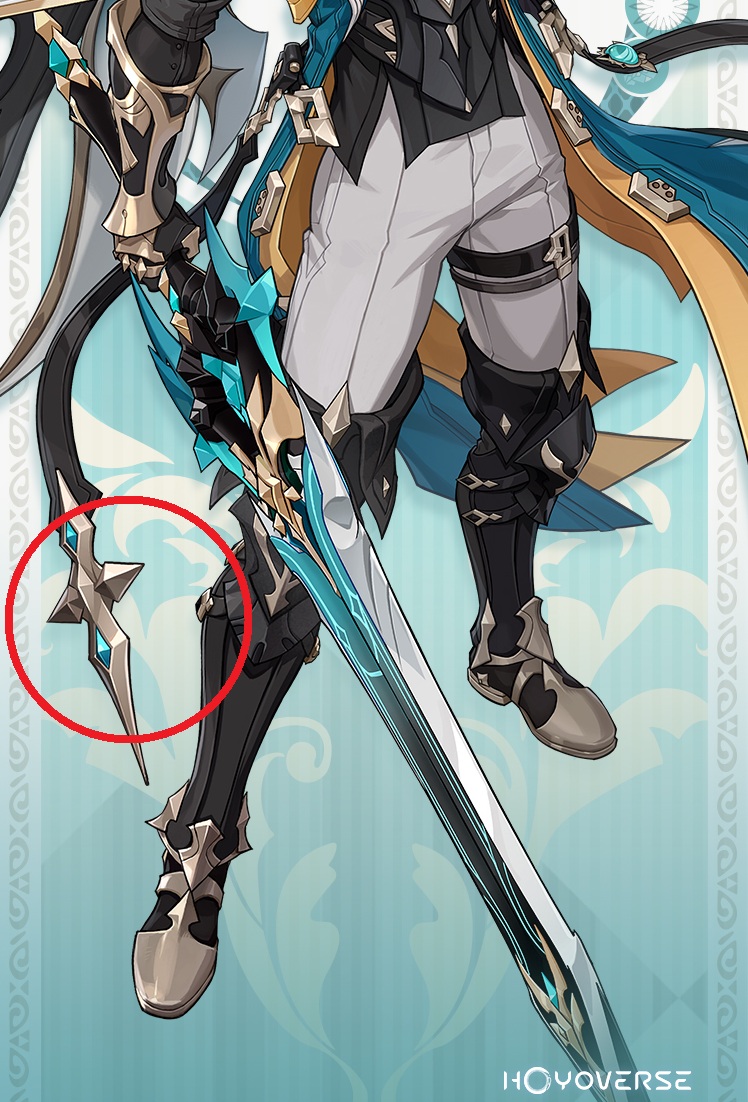 HE IS HERE WITH HIS TAIL SWORD
Looks like the tallest male character so far!

#varka #GenshinImpact