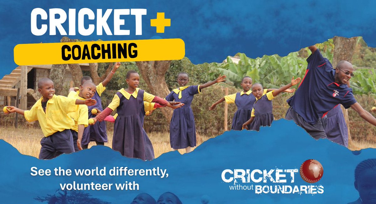 CWBglobal's tweet image. See the world differently: volunteer with CWB in 2026.

We are recruiting for UK-based volunteers for autumn projects in East Africa, Nepal and Brazil.

Join us to see how your world changes.

Apply now: shorturl.at/Z9ZFH

#CricketTwitter #volunteering #CricketDevelopment
