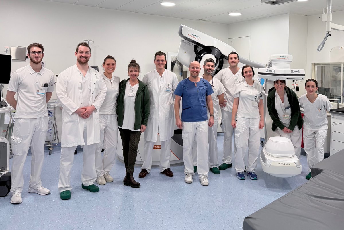 ECIOcongress's tweet image. #ECIOtakeover with @Kobe_IR  
Hi everyone! I’m Adrian Kobe, an IR at University Hospital Basel. The whole team is excited to take over the ECIO social media account this week!
Here you can see our wonderful IR team on a Monday morning  #teamworkmakesthedreamwork