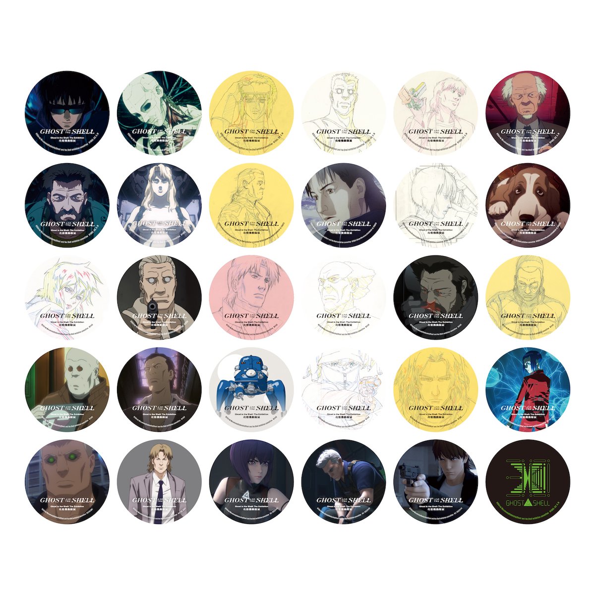 ▽30th ANNIVERSARY 缶バッジ（ランダム30種） 販売予定価格：¥550