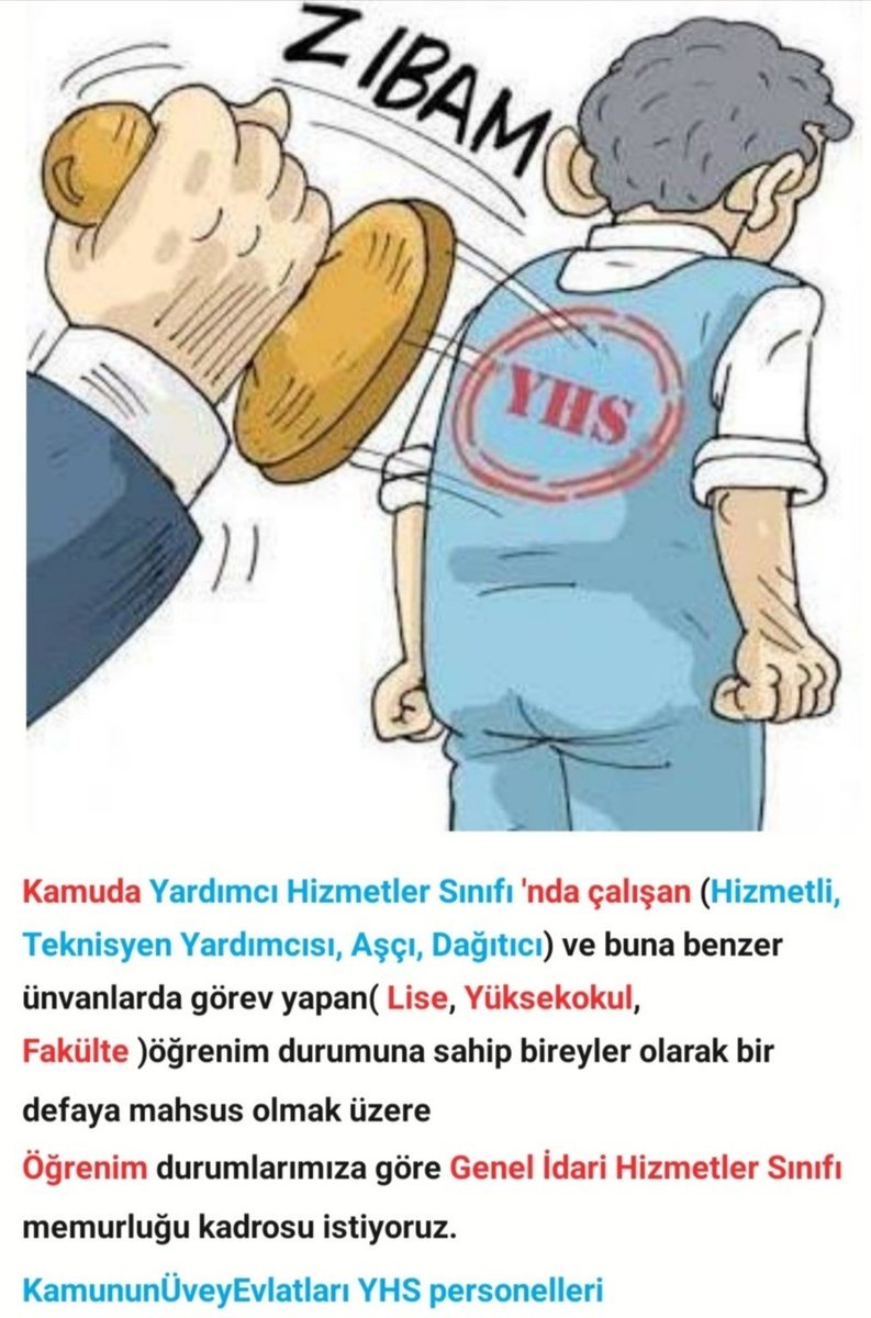 <a href="/tcbestepe/">T.C. Cumhurbaşkanlığı</a>
<a href="/_cevdetyilmaz/">Cevdet Yılmaz</a>
<a href="/oktay_saral/">Oktay SARAL</a>
<a href="/vedatdemiroz/">Vedat Demiröz</a>
<a href="/mustafaelitas/">Mustafa Elitaş</a>
<a href="/efkanala/">Efkan Âlâ</a>
<a href="/belginuygur10/">Belgin Uygur 🇹🇷</a>
<a href="/vedatbilgn/">Vedat Bilgin</a>
<a href="/isikhanvedat/">Prof. Dr. Vedat Işıkhan</a>
<a href="/farukozcelikgsb/">Faruk Özçelik</a>
<a href="/o1tuncay1/">Oğuz Tuncay</a>
<a href="/SenturkBilal/">bilalşentürk</a>
<a href="/Korkutata_Zeki/">Zeki Korkutata</a>
<a href="/MFarukKORKUTATA/">MFarukKORKUTATA</a>
<a href="/Akparti/">AK Parti</a>
#YardımcıHizmetlerSınıfı'ndaki memurlar olarak sınavsız GİH sınıfı istiyoruz