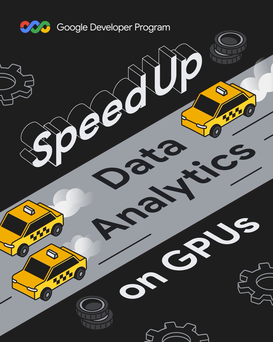 Use NVIDIA GPUs to speed up data analytics with no code changes on @GoogleCloud → goo.gle/4jZKUs8
 
A new learning pathway has dropped in partnership with <a href="/NVIDIAAIDev/">NVIDIA AI Developer</a> for all data enthusiasts. ✨