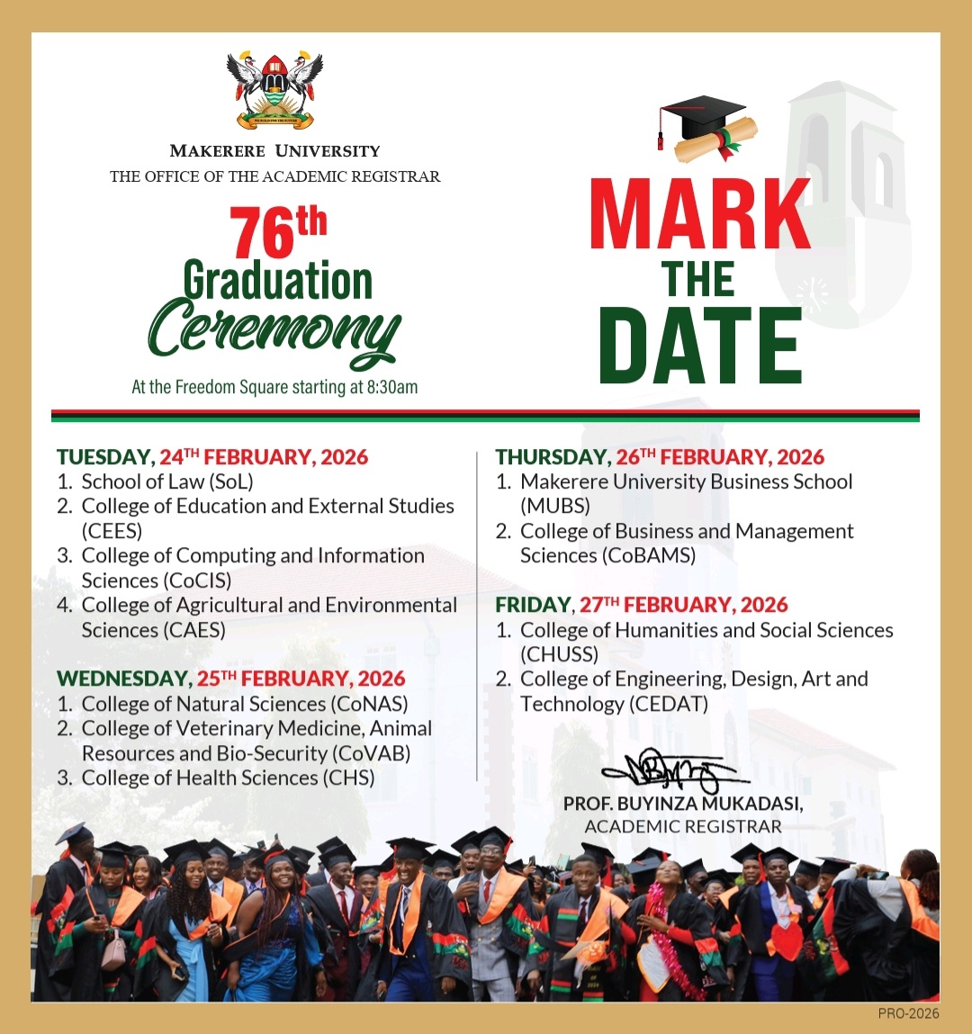 Makerere University News tweet media