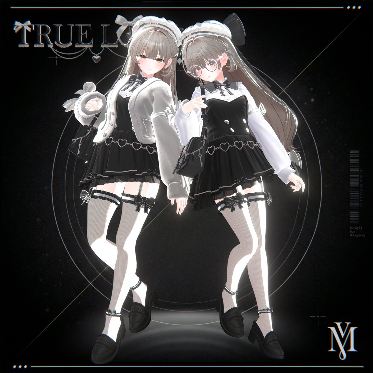 MONVIE_VRC's tweet image. 🖤🤍 ー真実の愛が魅せる、二つの表情ー 🤍🖤
純粋さと独占欲――
相反するエッセンスを絶妙なバランスで融合させた、MONVIEの最新作。

🎁 フォロー＆RTキャンペーン
この投稿をフォロー＆RTしてくださった方の中から、【抽選で3名様】にフルパッケージをプレゼント。
抽選・発表：発売日当日

🎀…