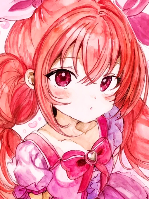 #イラスト #透明水彩 #アナログ絵
