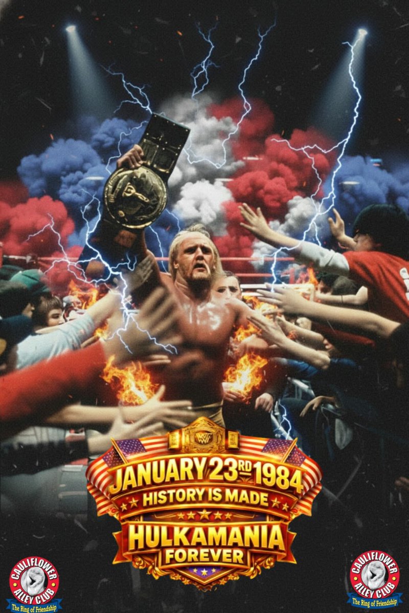 42 years ago today on January 23rd, 1984, inside a sold out Madison Square Garden, Hulk Hogan defeated the Iron Sheik, igniting a cultural phenomenon that would transcend wrestling itself.
Hulkamania was born—and history was made. Gone but never forgotten, R.I.P. Hulk Hogan.